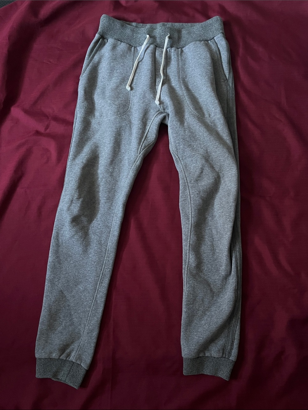 Scotch & Soda Light Gray Drawstring Joggers